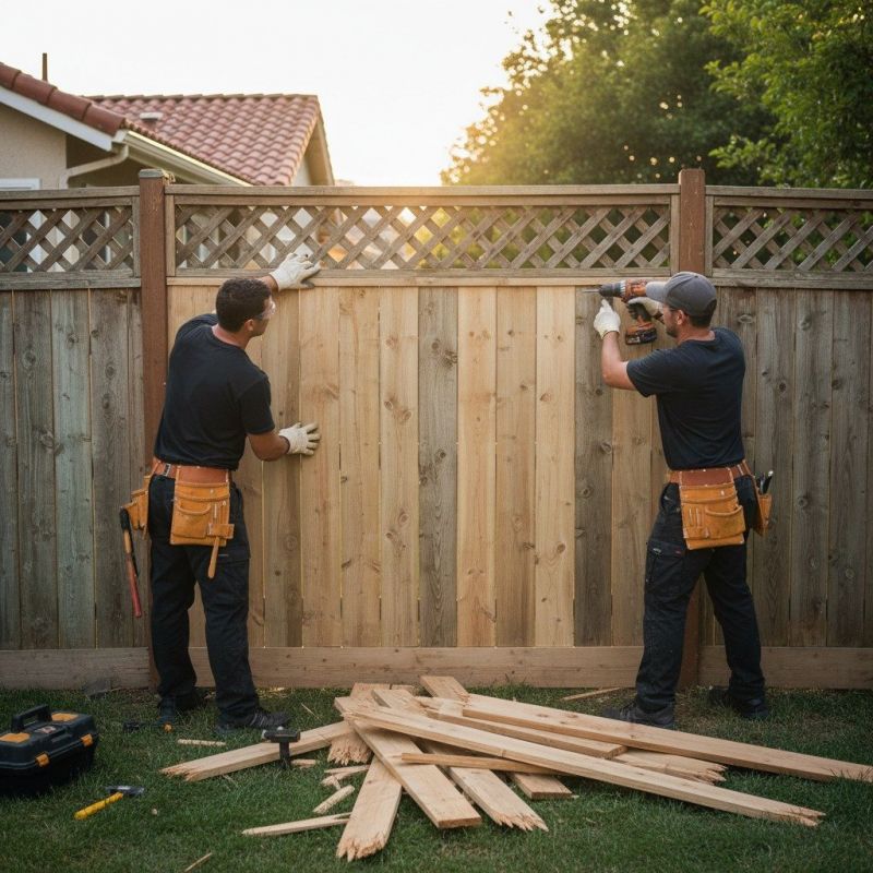 Pasture Fence Repair detail
